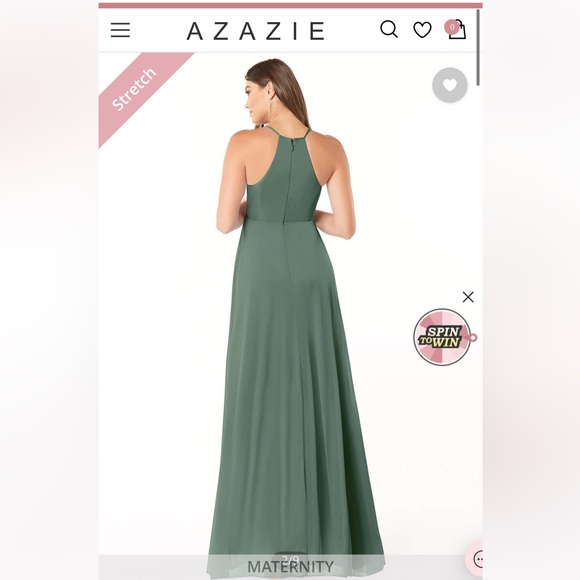 Azazie Annabelle Maternity Dress - Picture 6 of 7